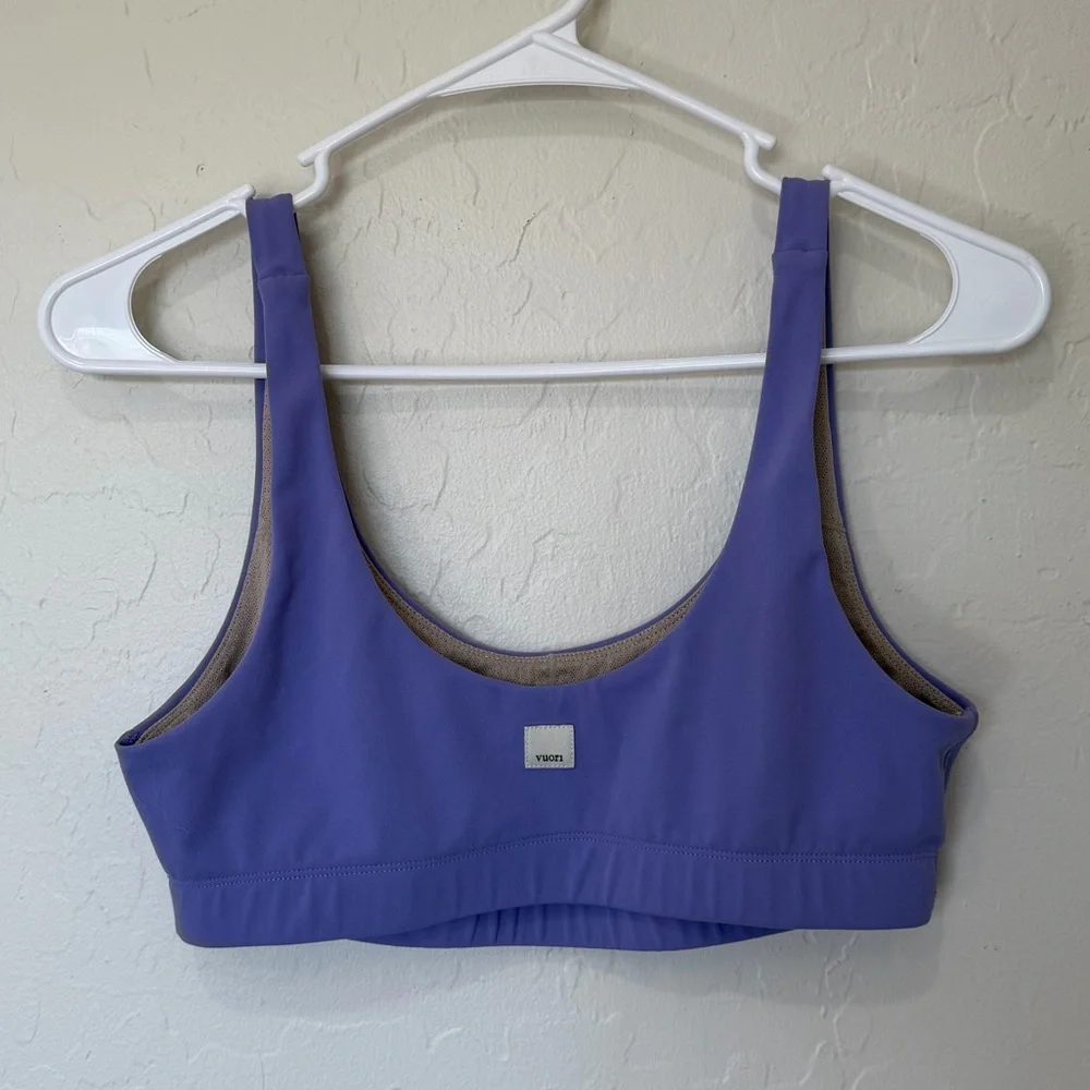 Vuori Lavender Purple Scoop Sports Bra - Picture 1 of 3